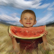 The portrait of son