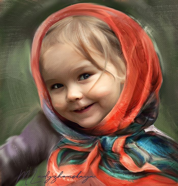 portrait of baby 