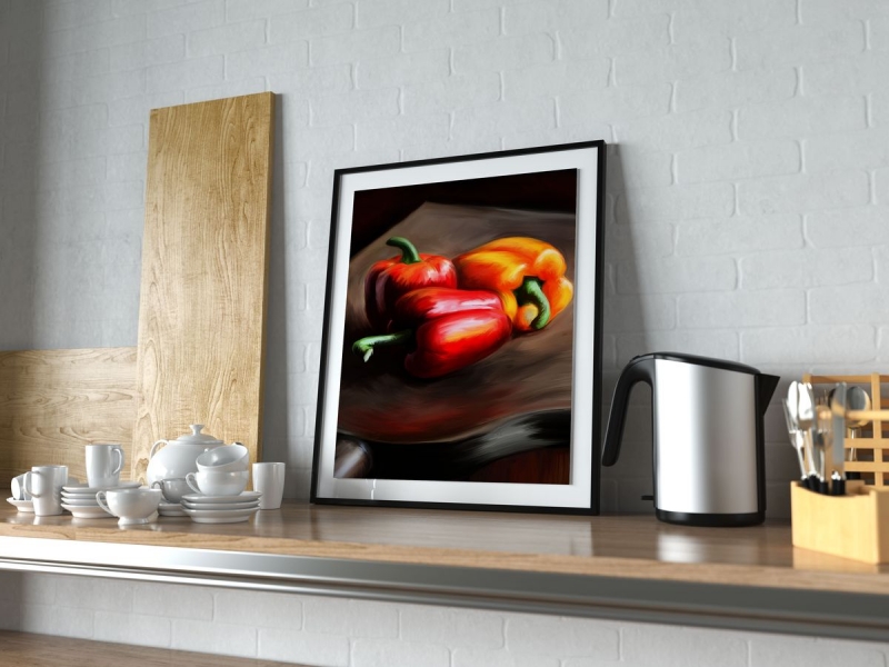 Still-life with paprika