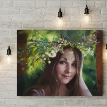 Portrait of beautiful girl