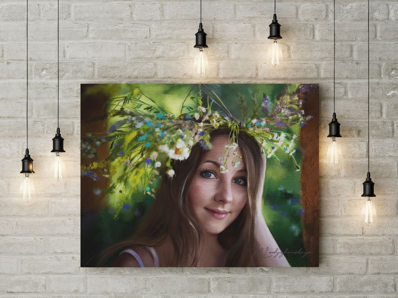 Portrait of beautiful girl